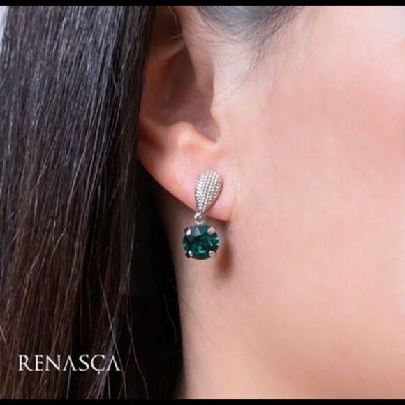 Swarovski authentic Crystals White Rhodium plated - Picture 2 of 8